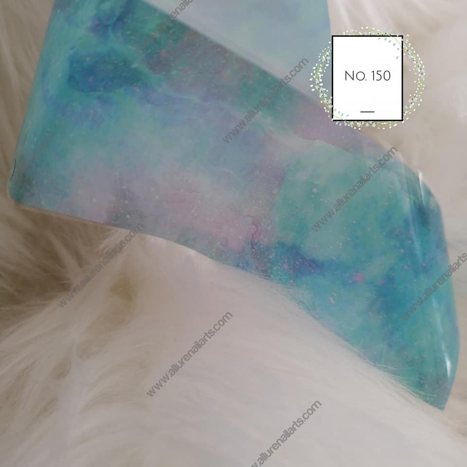 Marble Galaxy Foil Nail Transfer