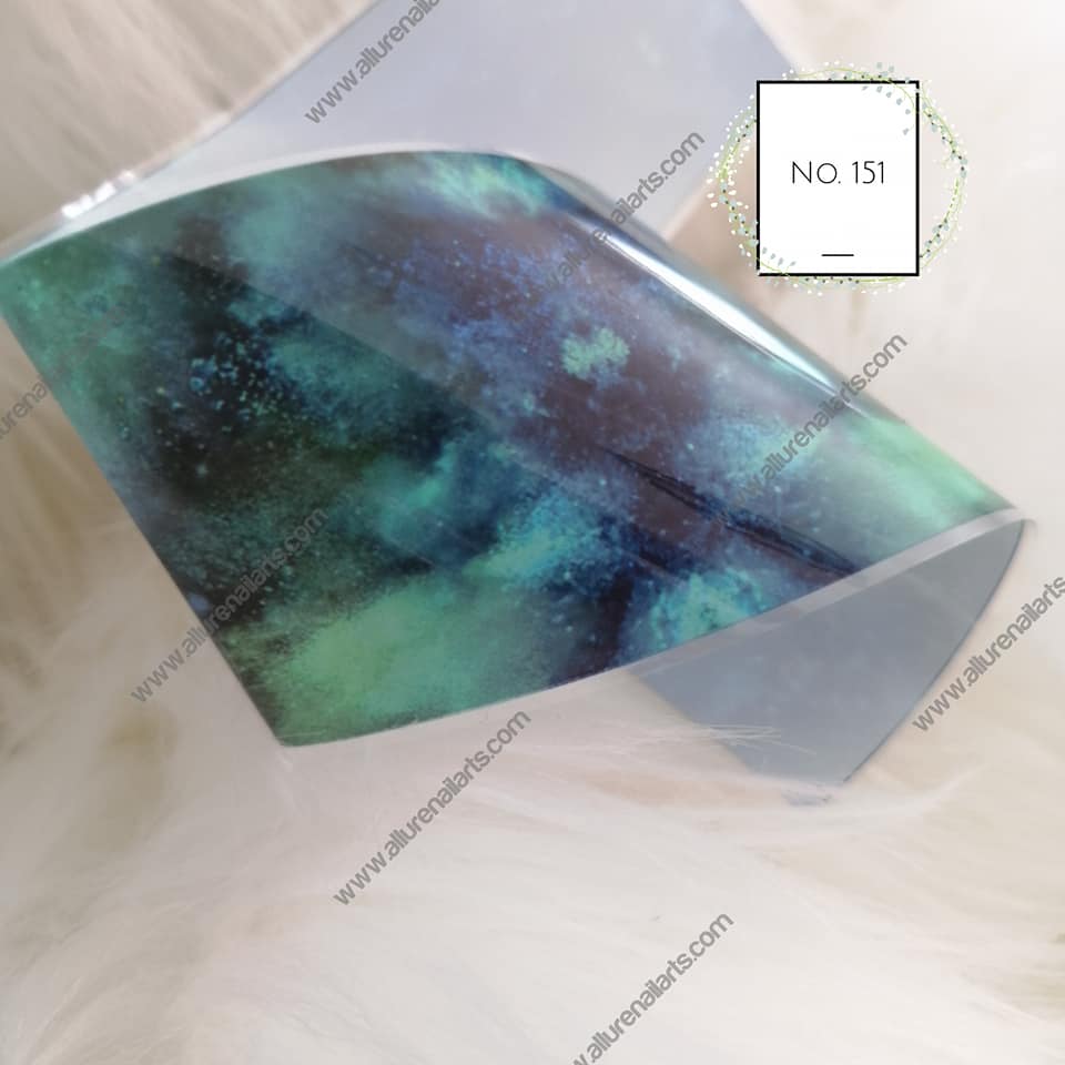 Marble Galaxy Foil Nail Transfer