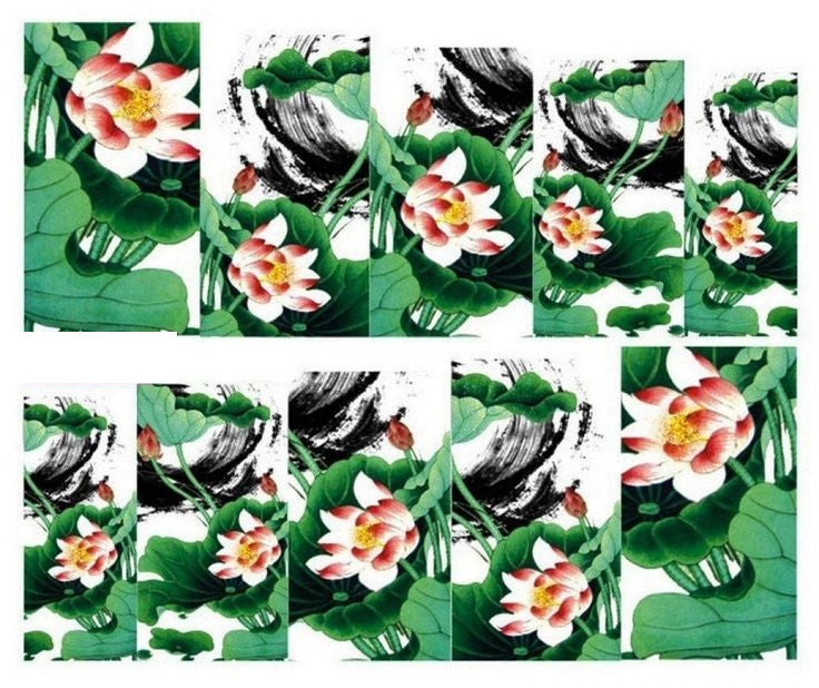 Flower Nail Decal
