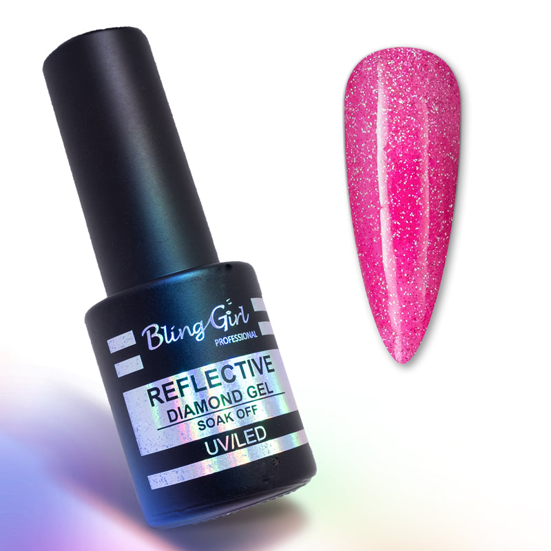 Bling Girl Reflective Diamond Gel No 15 Soak Off UVLED 10ml