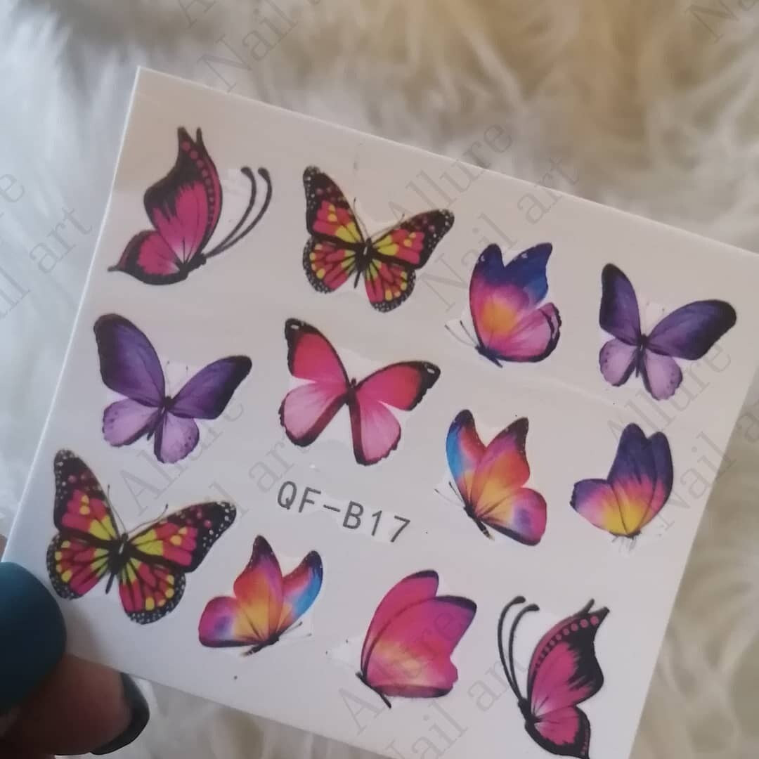 Butterfly Nail Decal