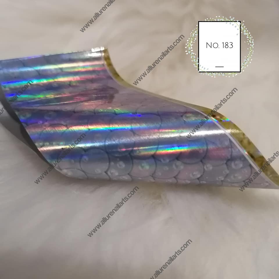 Holographic Foil Nail Transfer