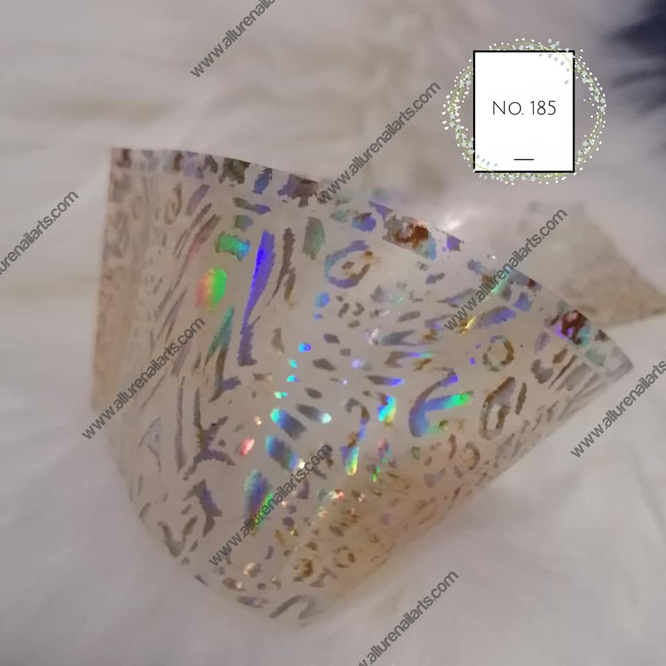 Holographic Foil Nail Transfer