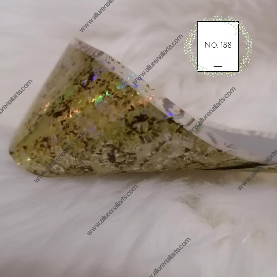 Holographic Foil Nail Transfer
