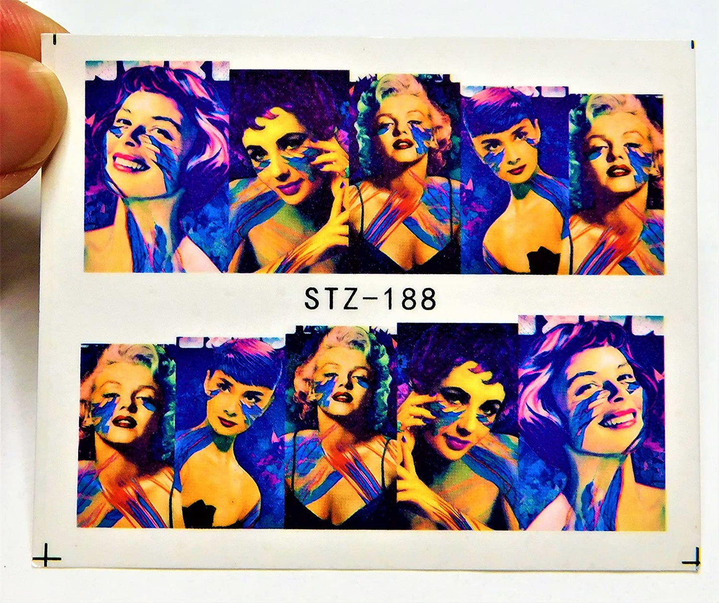 Marilyn Monroe Nail Decal