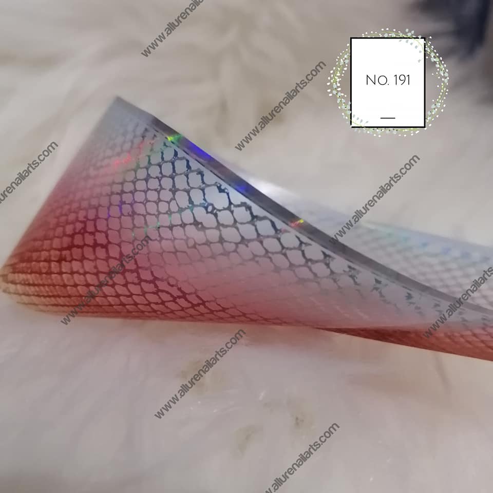 Holographic Foil Nail Transfer