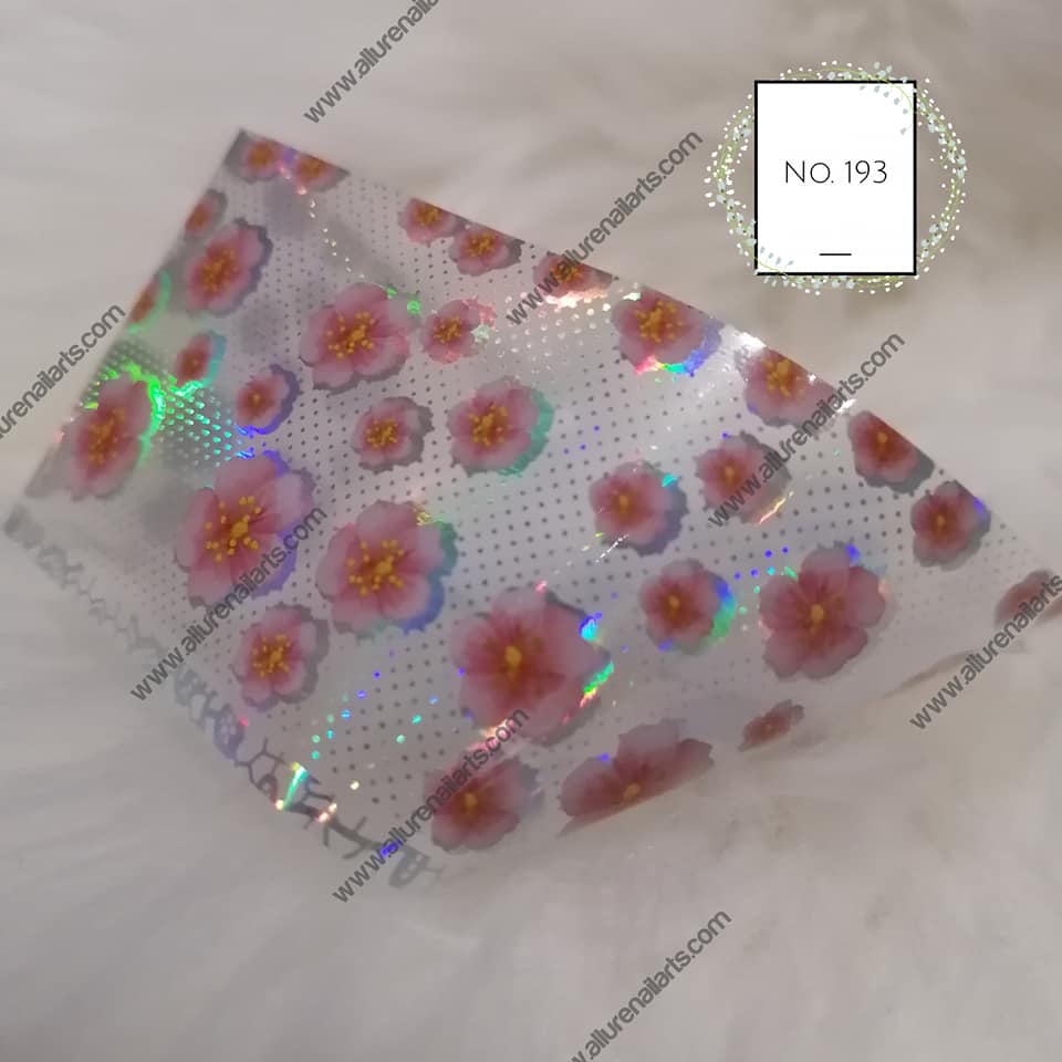 Holographic Foil Nail Transfer