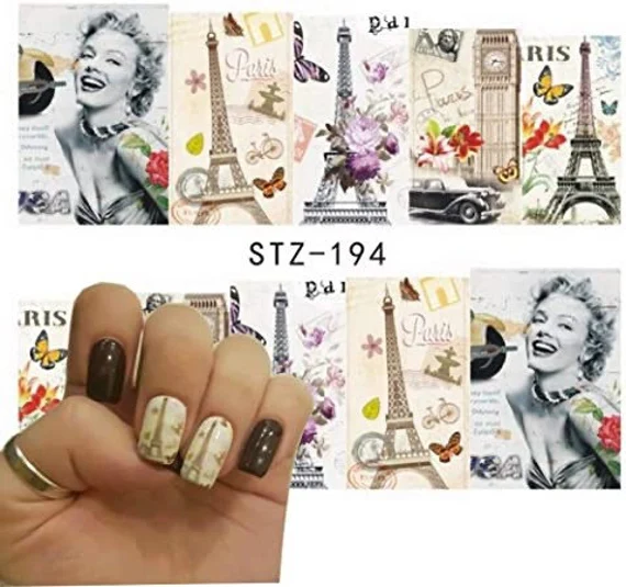 Paris Eiffel Tower Nail Decal