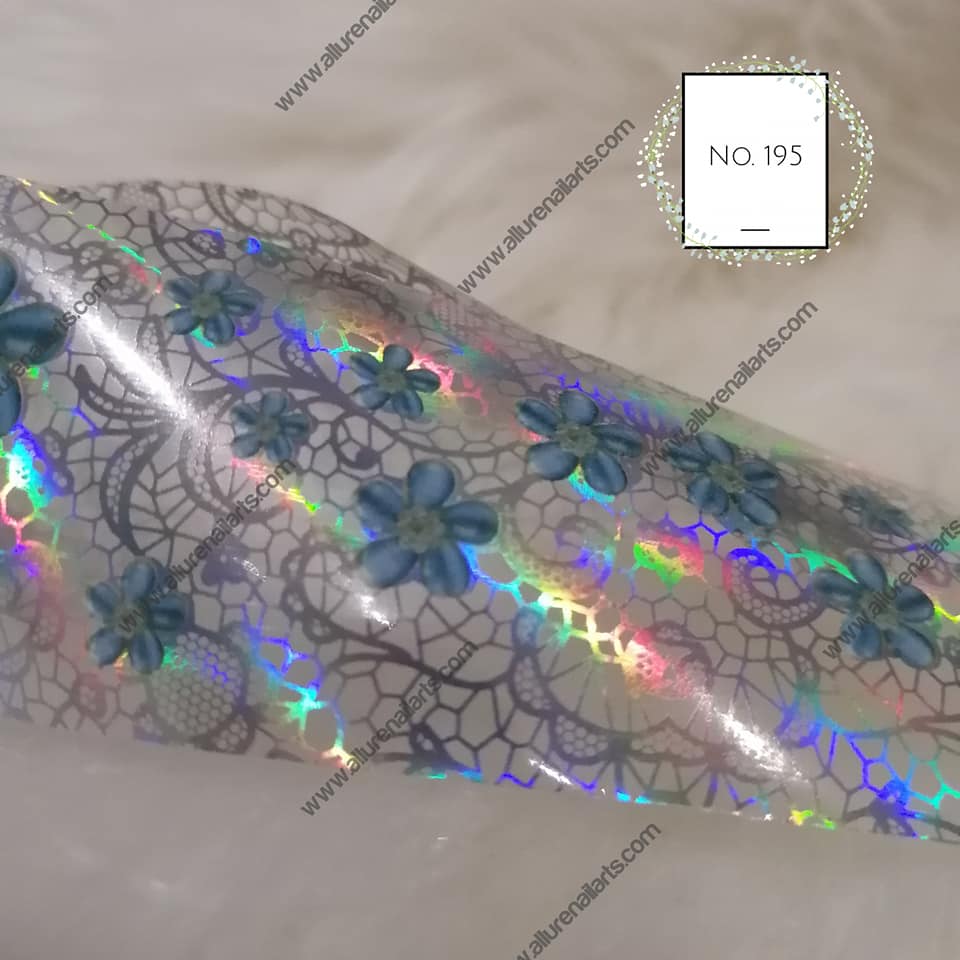 Holographic Foil Nail Transfer