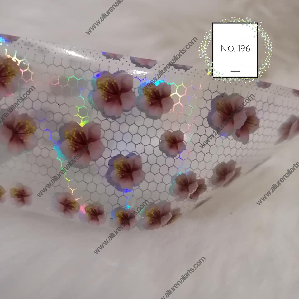 Holographic Foil Nail Transfer