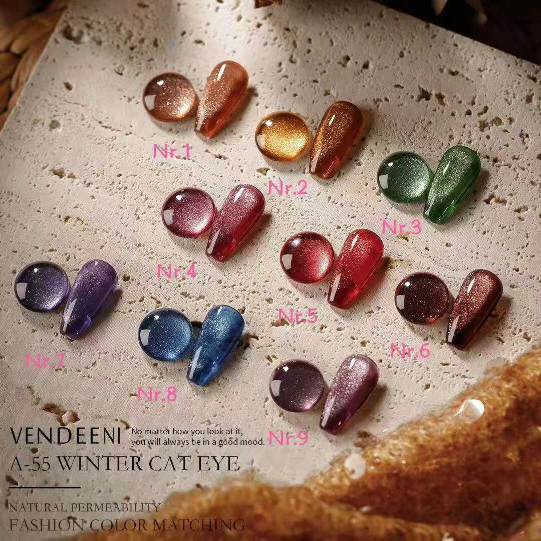 Vendeeni Winter Cat Eye UV/LED Gel Polish 15ml