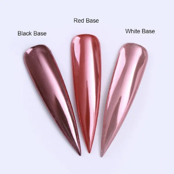 Dark Rose Gold Chrome Nail Powder – Allure Nail Beauty Supplies