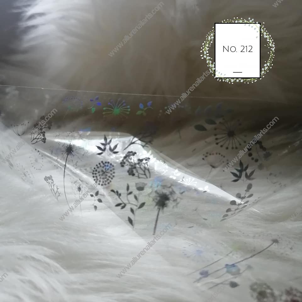 Holographic Foil Nail Transfer