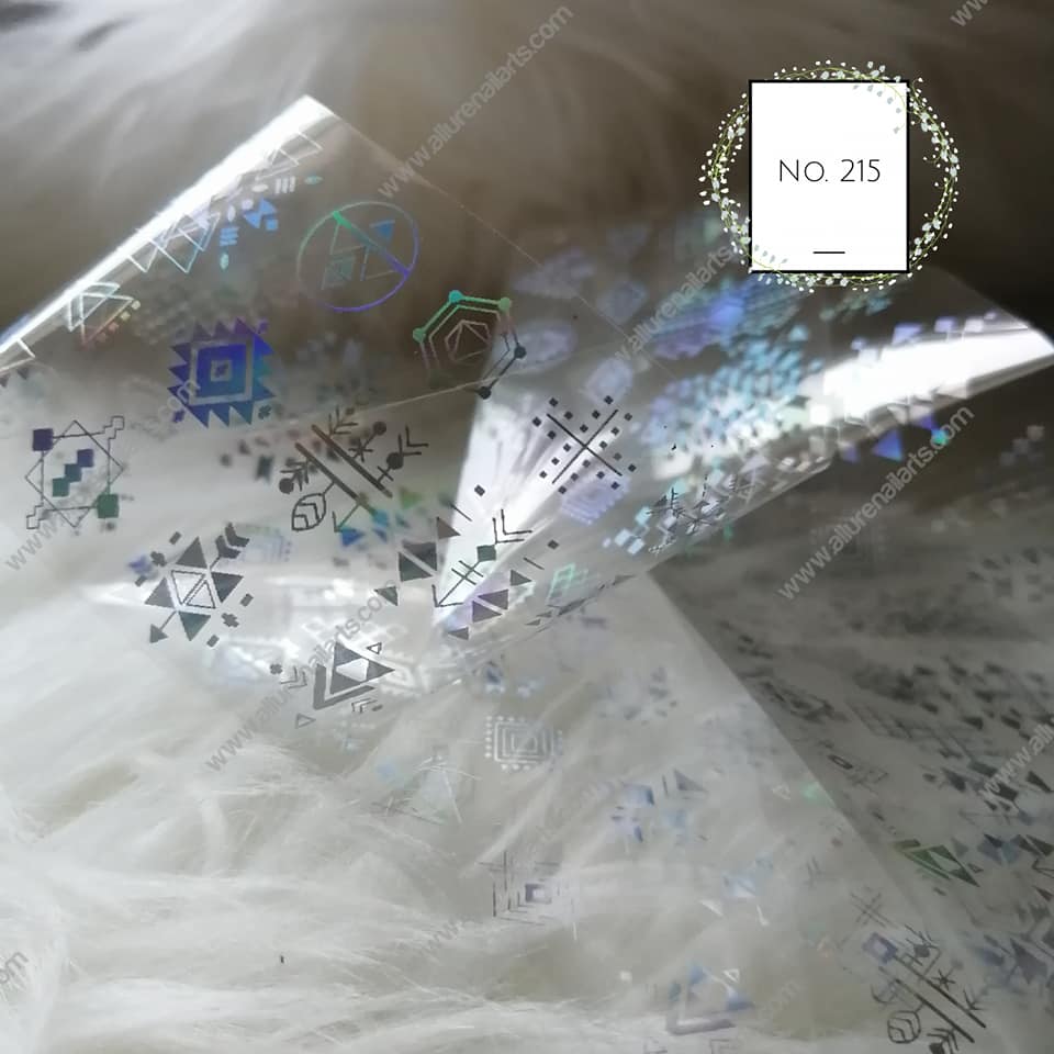 Holographic Foil Nail Transfer
