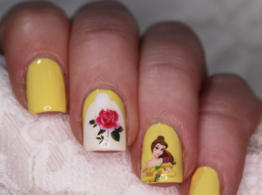 Princesses Princess Cartoon Nail Decal