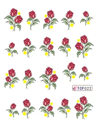 Flower Nail Decal