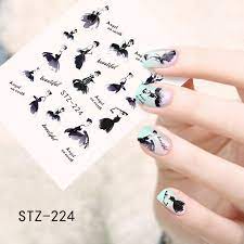 Lady Fashion Nail Decal