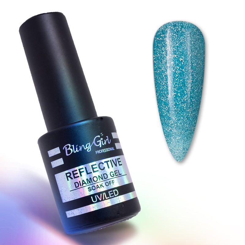 Bling Girl Reflective Diamond Gel No 23 Soak Off UVLED 10ml