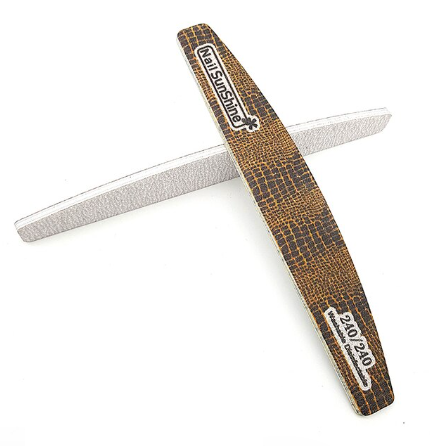 Nail Sunshine Snakeprint Halfmoon Thick Nail File
