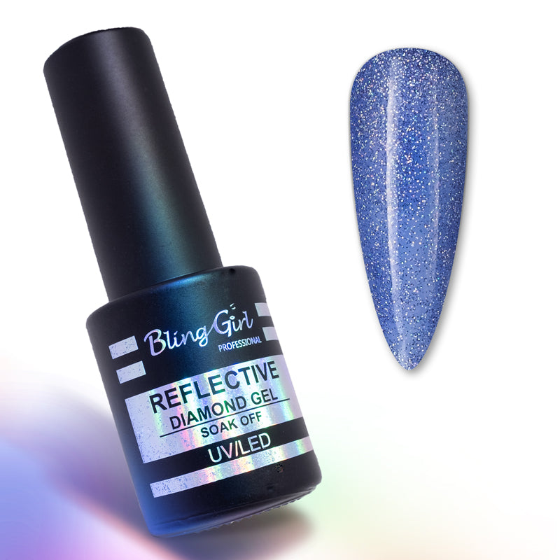 Bling Girl Reflective Diamond Gel No 24 Soak Off UVLED 10ml