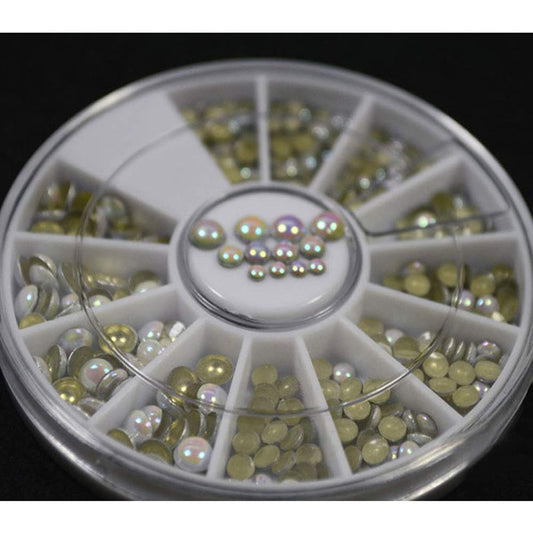 Pearl Alloy Nail Wheel Tray