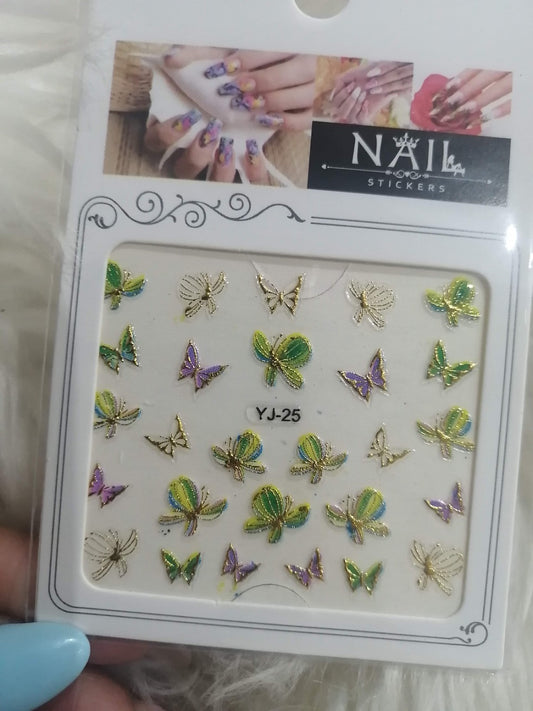 Butterfly Nail Art Sticker
