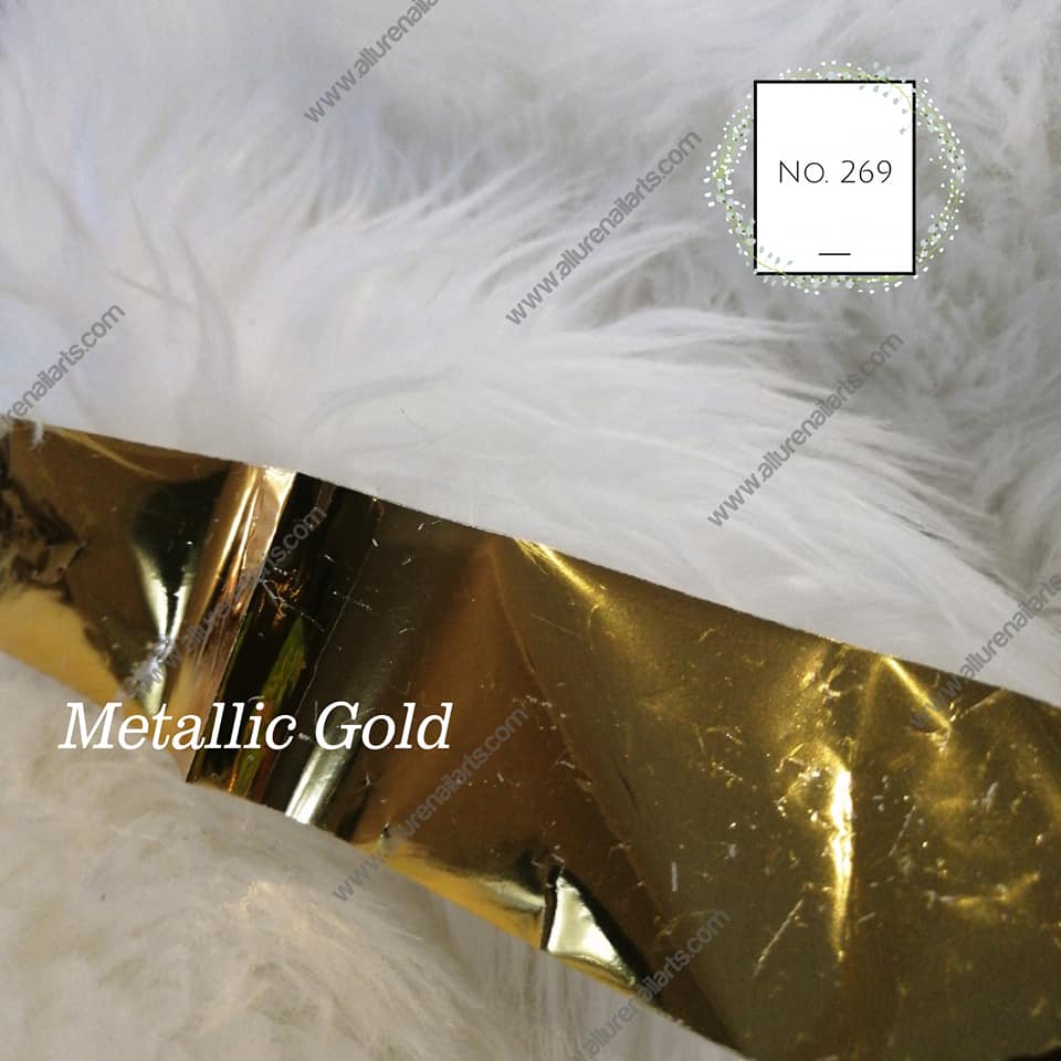 Metallic Foil Nail Transfer
