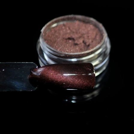 Plum Cat Eye Chrome Powder