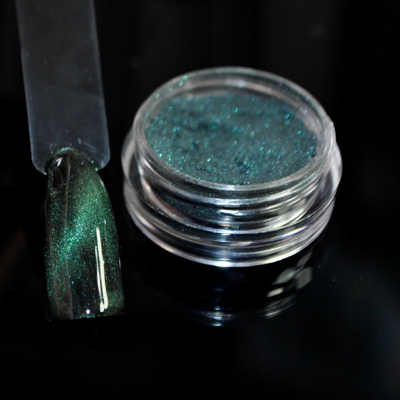 Green Cat Eye Chrome Powder