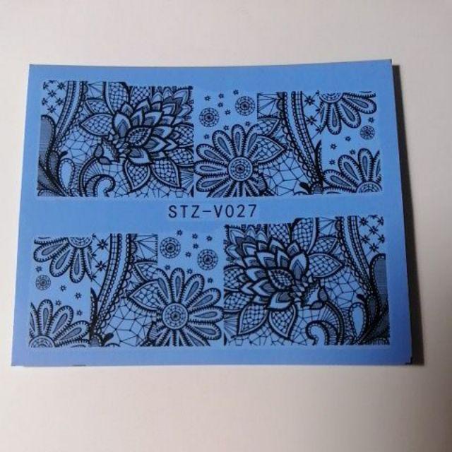 Flower Lace Nail Decal