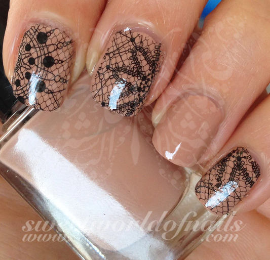 Lace Nail Decal