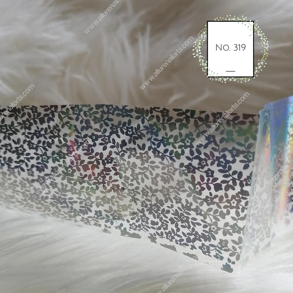 Holographic Foil Nail Transfer