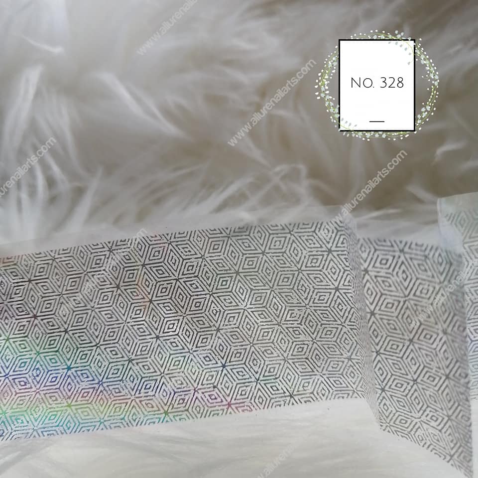 Holographic Foil Nail Transfer