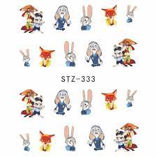 Zootopia Nail Decal
