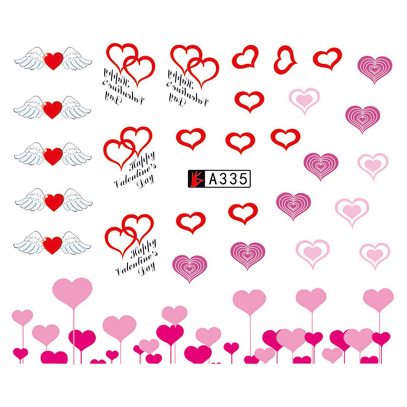 Flower Nail Decal A261-334 Range