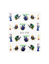 Zootopia Nail Decal