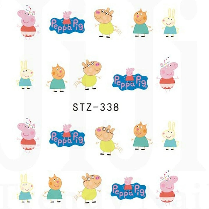 Peppa Pig Nail Decal