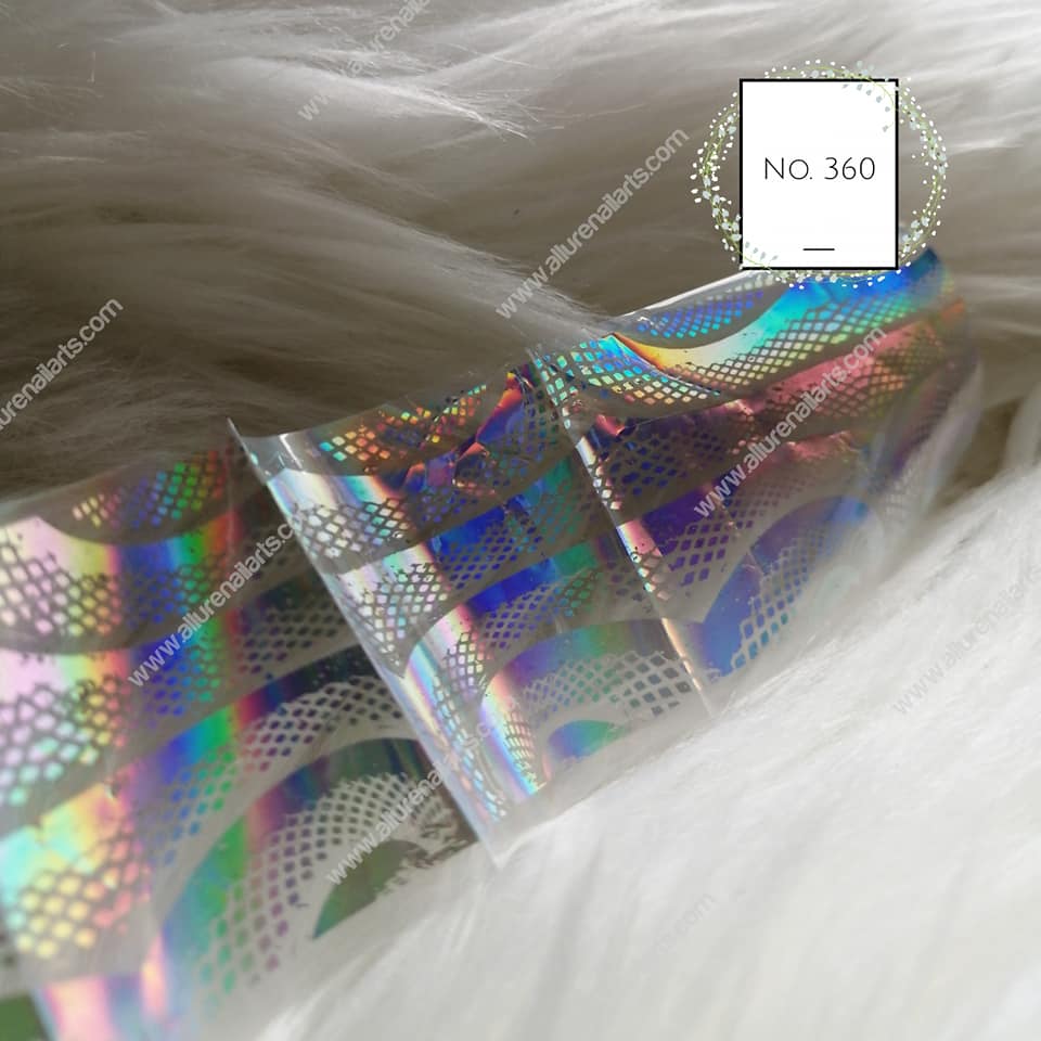 Holographic Foil Nail Transfer