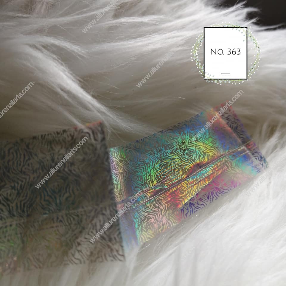 Holographic Foil Nail Transfer