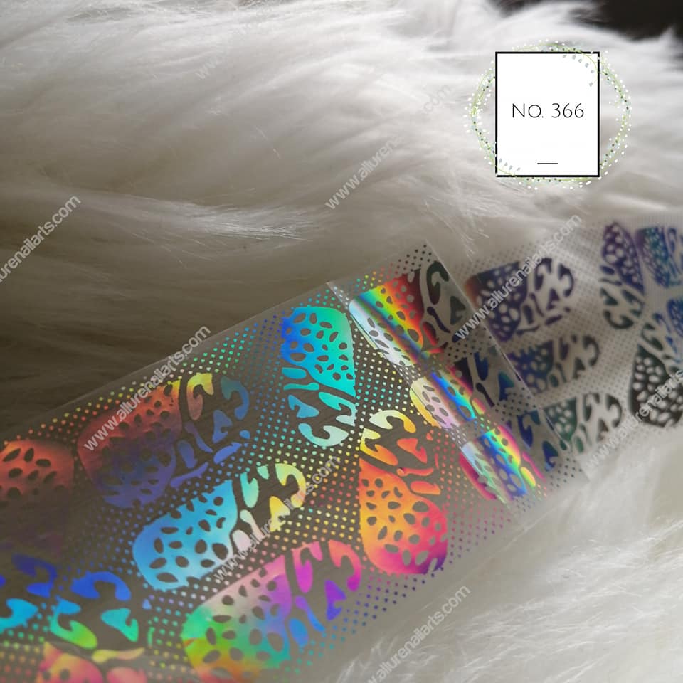 Holographic Foil Nail Transfer