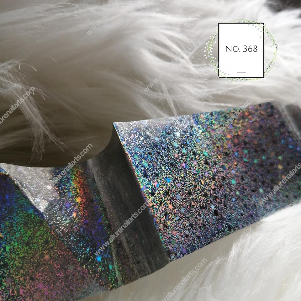 Holographic Foil Nail Transfer