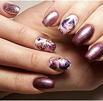 Flower Nail Decal
