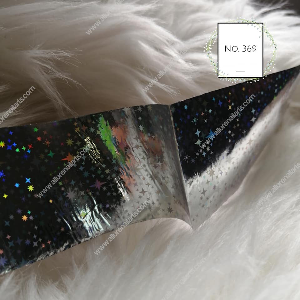 Holographic Foil Nail Transfer