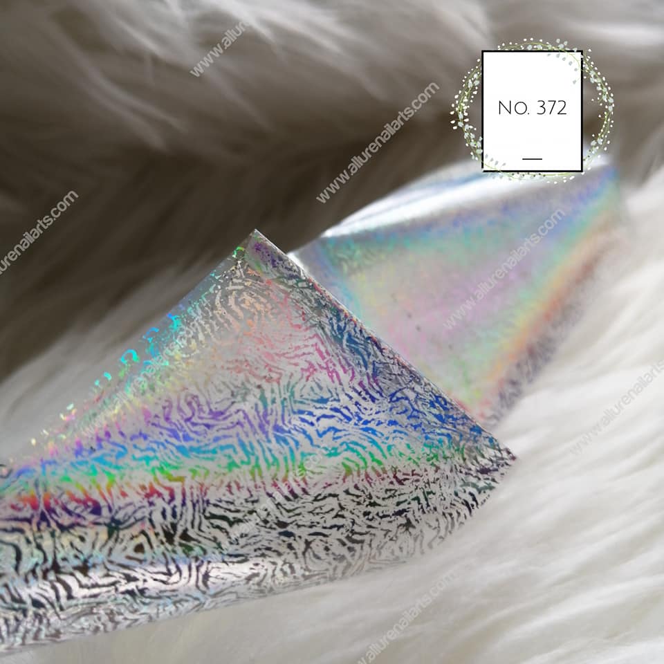 Holographic Foil Nail Transfer