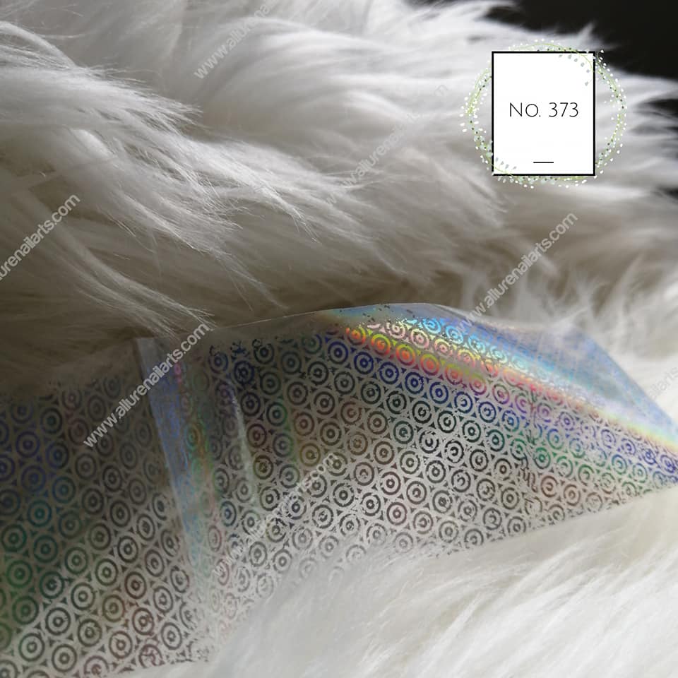Holographic Foil Nail Transfer
