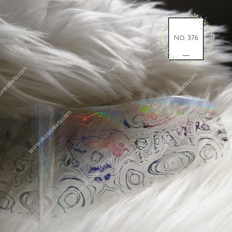 Holographic Foil Nail Transfer