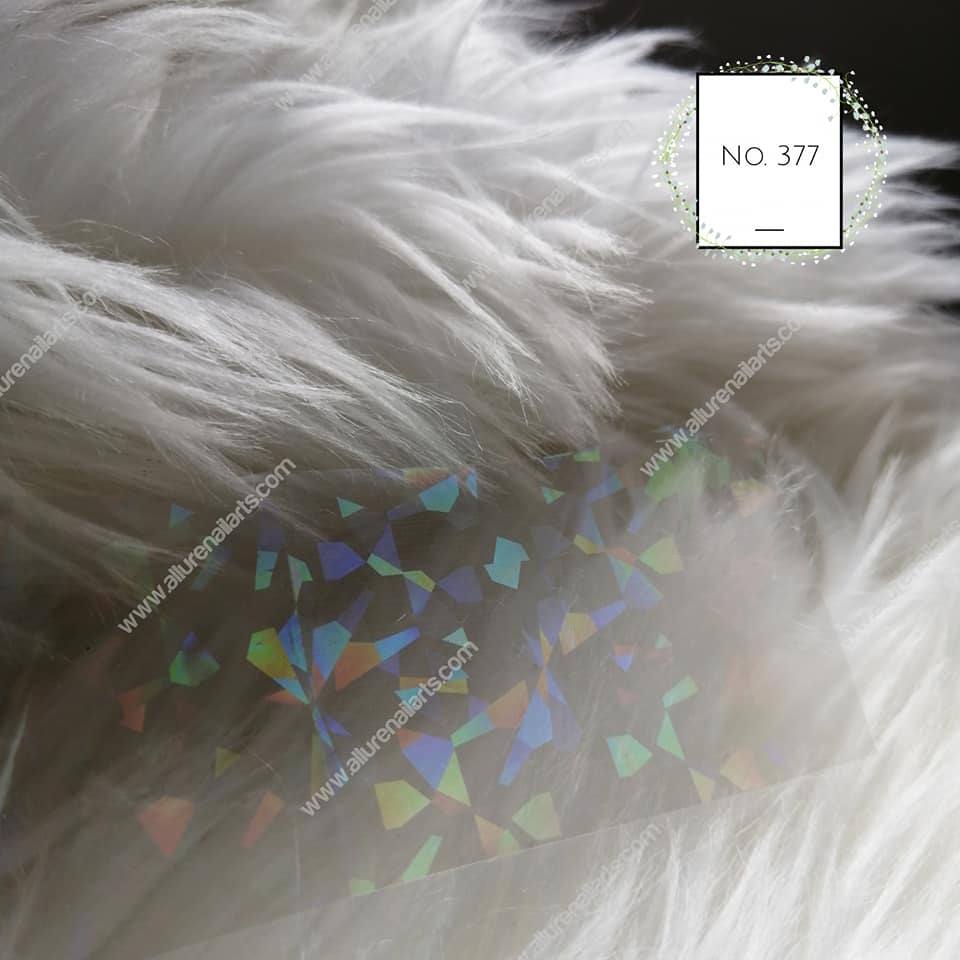 Holographic Foil Nail Transfer