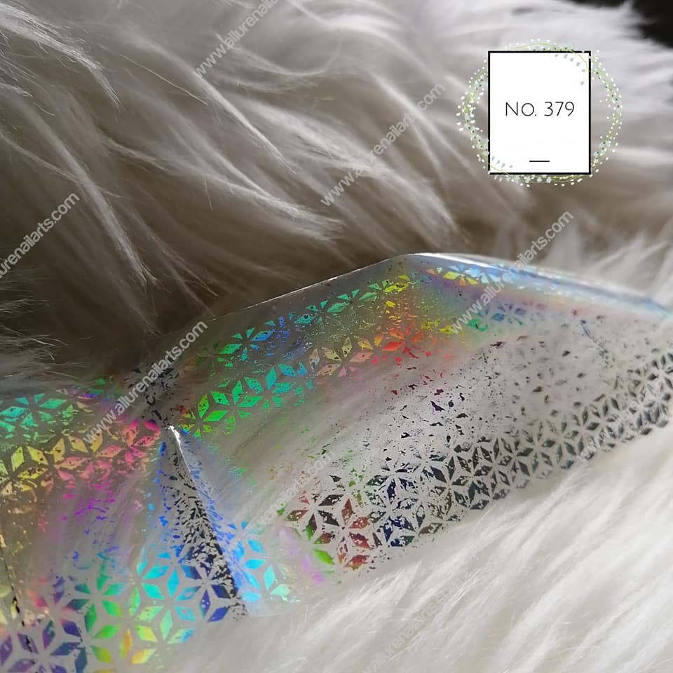 Holographic Foil Nail Transfer
