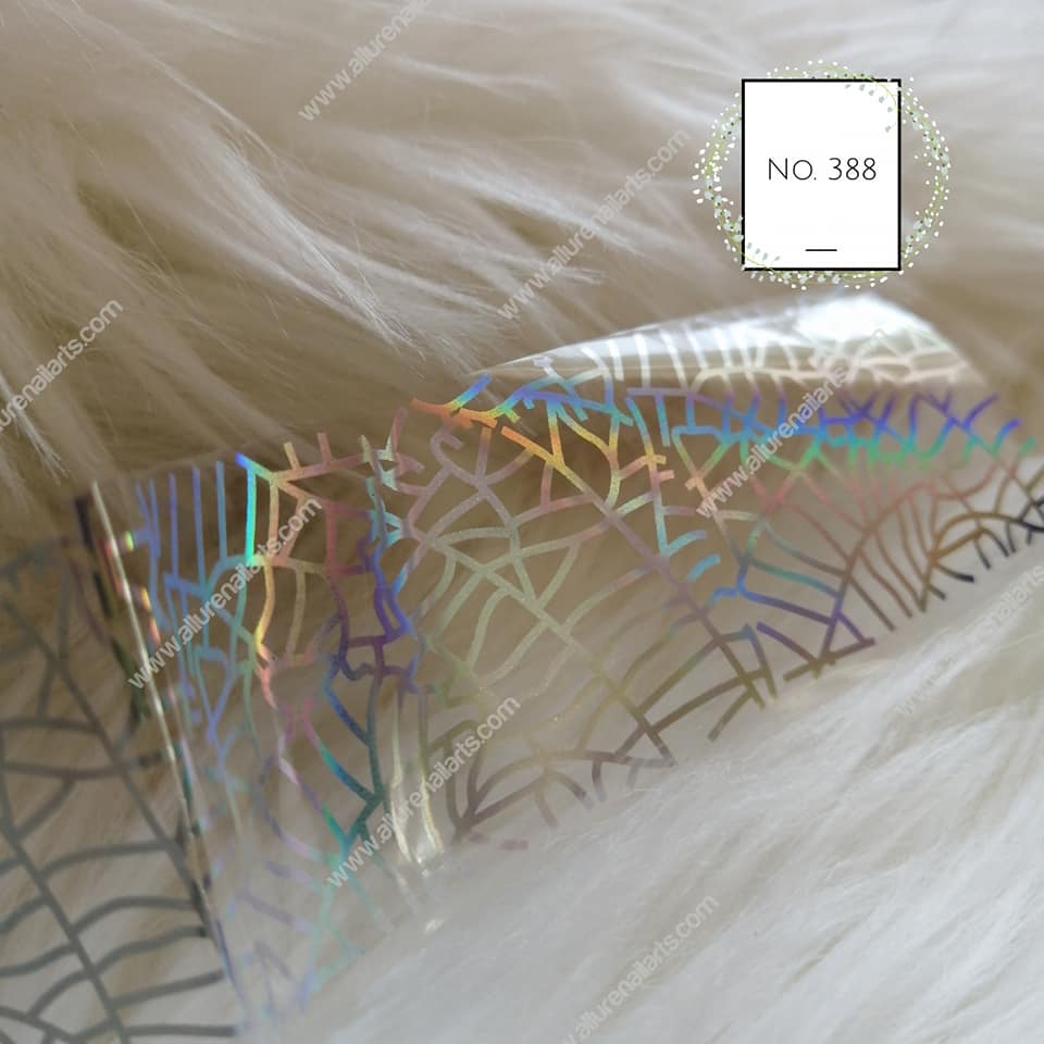Holographic Foil Nail Transfer