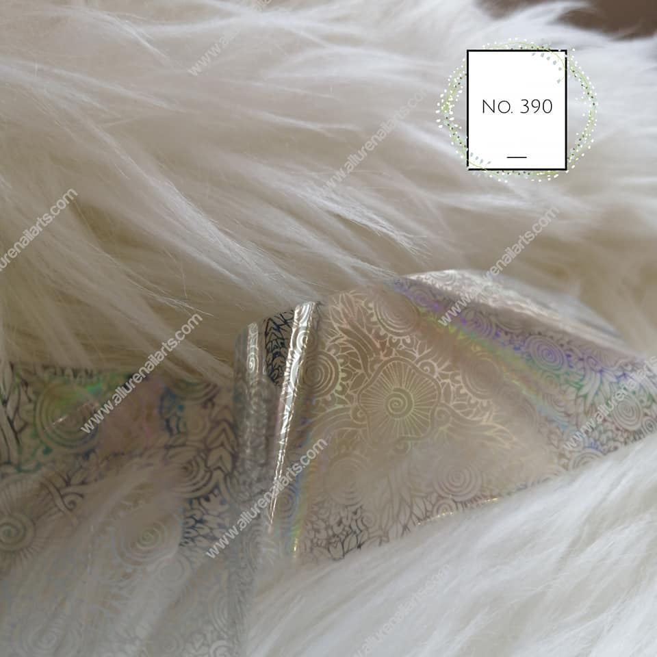 Holographic Foil Nail Transfer